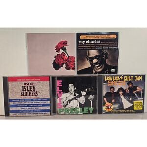 John Legend Ray Charles Elvis Presley Isley Brothers Lisa Lisa Cult Jam 5 CD Lot